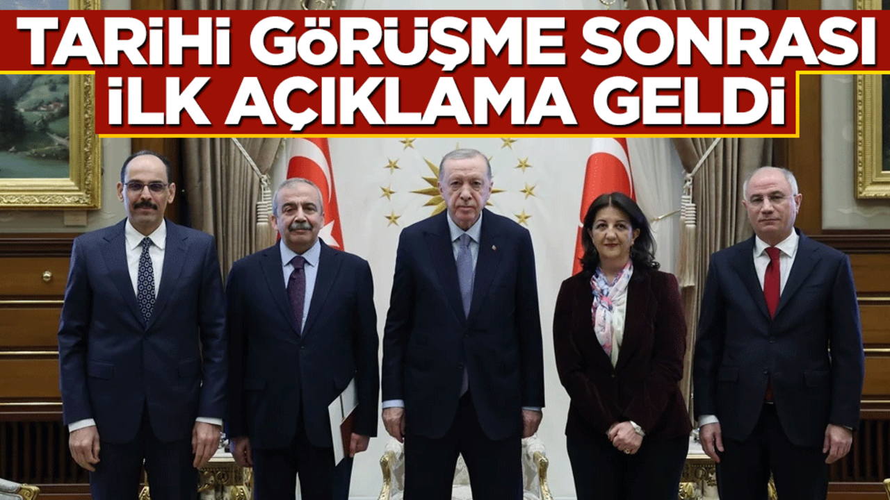 Erdoğan ile DEM görüşmesi: Sırrı Süreyya Önder'den ilk açıklama