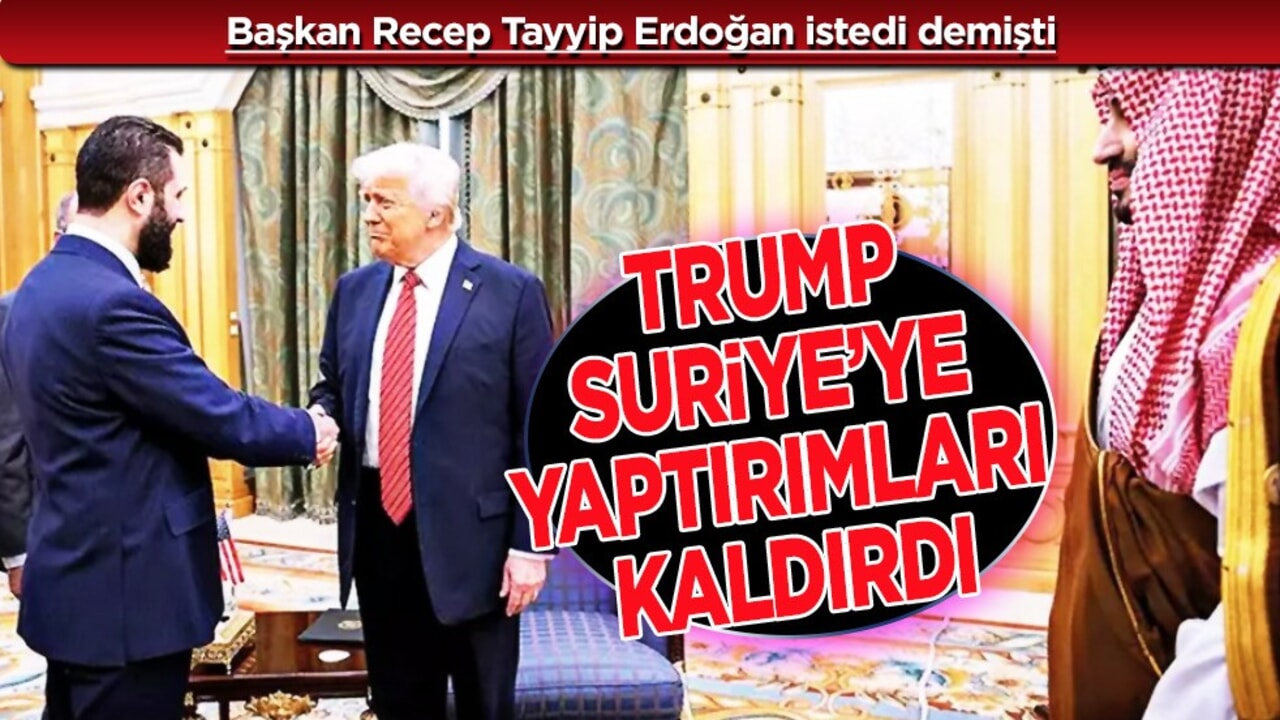 Erdoğan istedi demişti! Trump'tan haber var: Suriye’ye yaptırımlarına ilişkin ilgili açıklama!