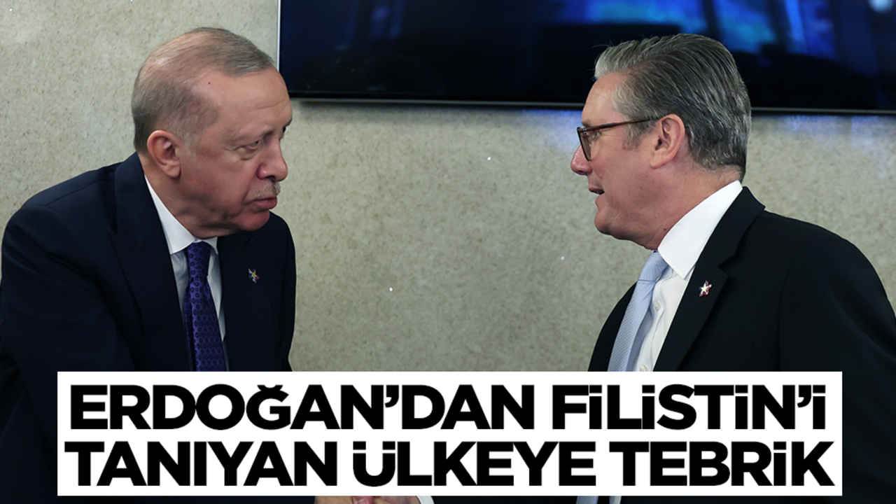 Erdoğan'dan Filistin'i tanıyan ülkeye tebrik