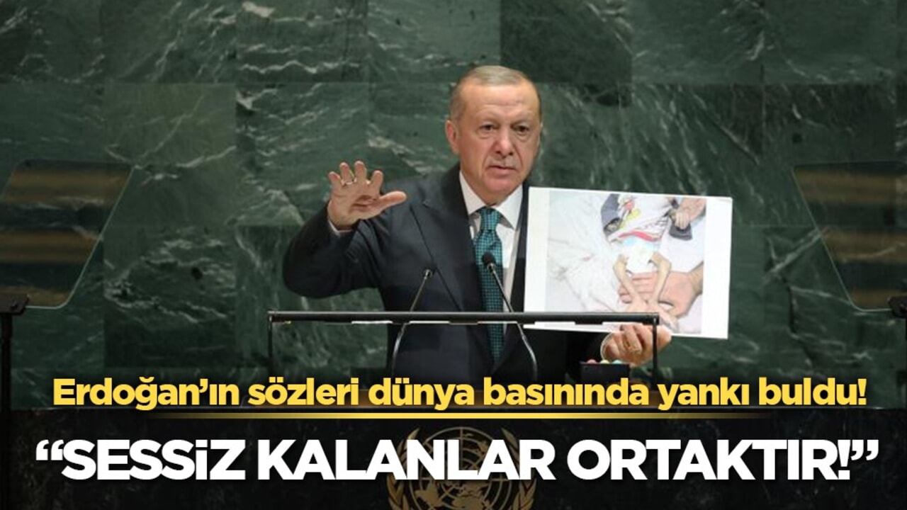 Erdoğan’ın BM’deki tarihi konuşması dünya basınında yankı buldu