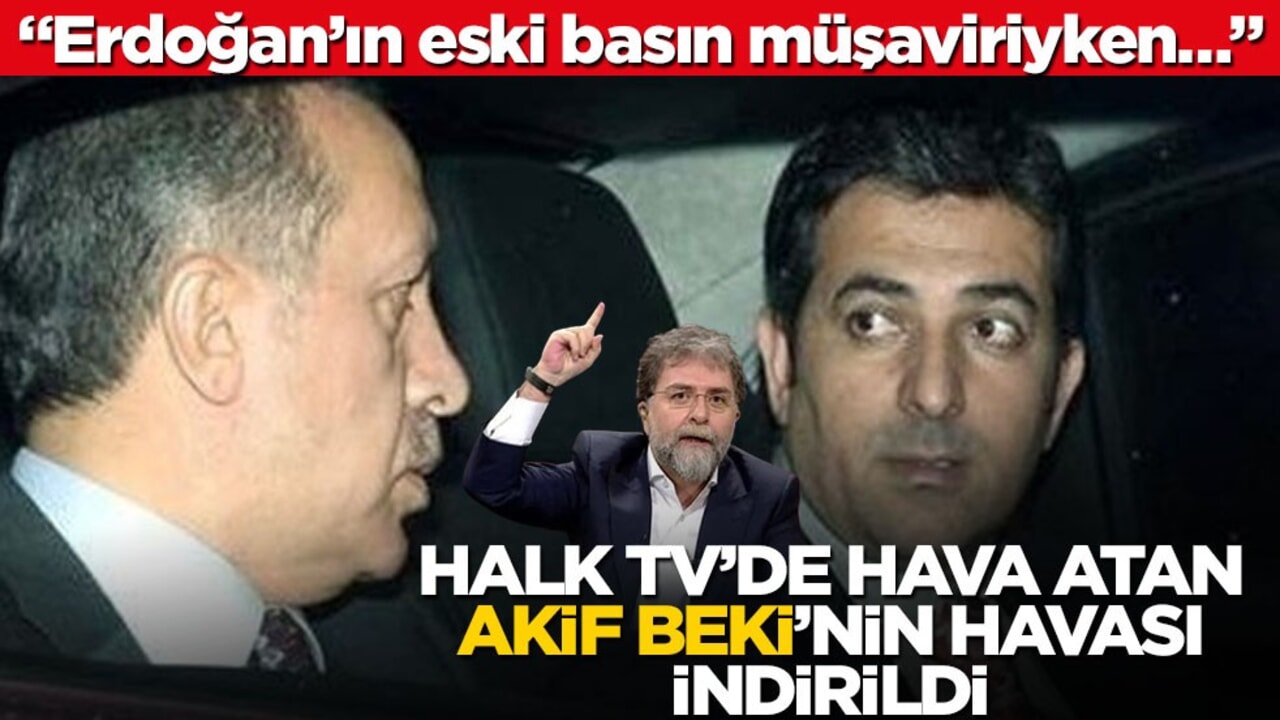 "Erdoğan’ın eski basın müşaviriyken…" Halk TV’de hava atan Akif Beki’nin havası indirildi