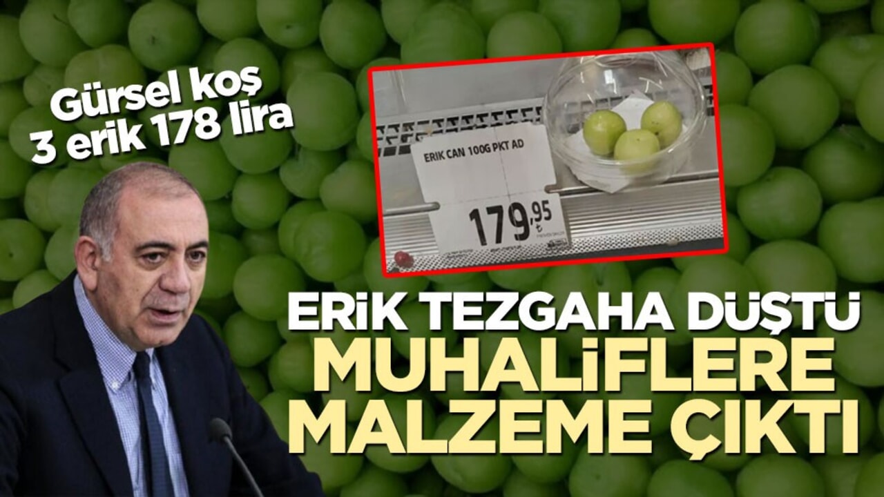 Erik tezgaha düştü, muhaliflere malzeme çıktı