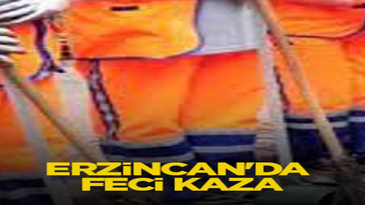 Erzincan'da feci kaza