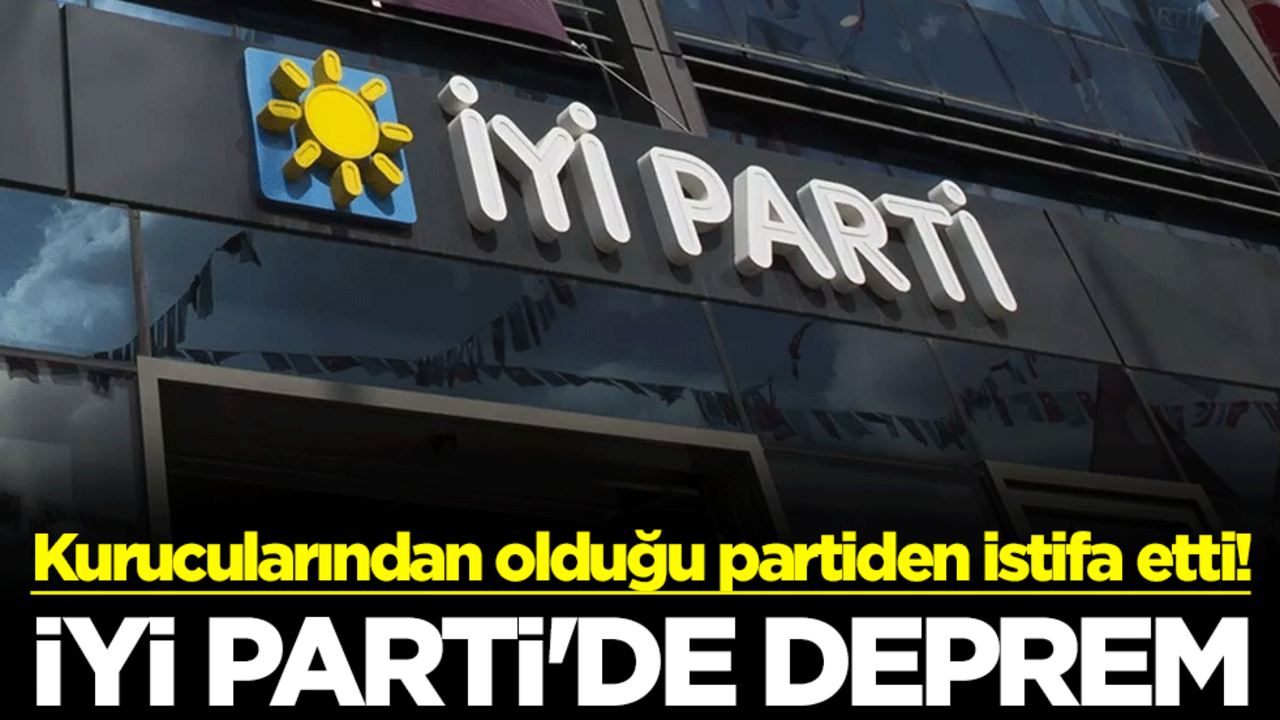 Erzurum eski milletvekili Naci Cinisli kurucularından olduğu partiden istifa etti! İYİ Parti'de deprem