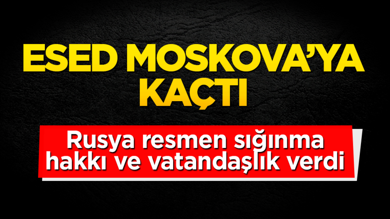 Esad Moskova’ya kaçtı! Rusya'dan ailesine sığınma hakkı!