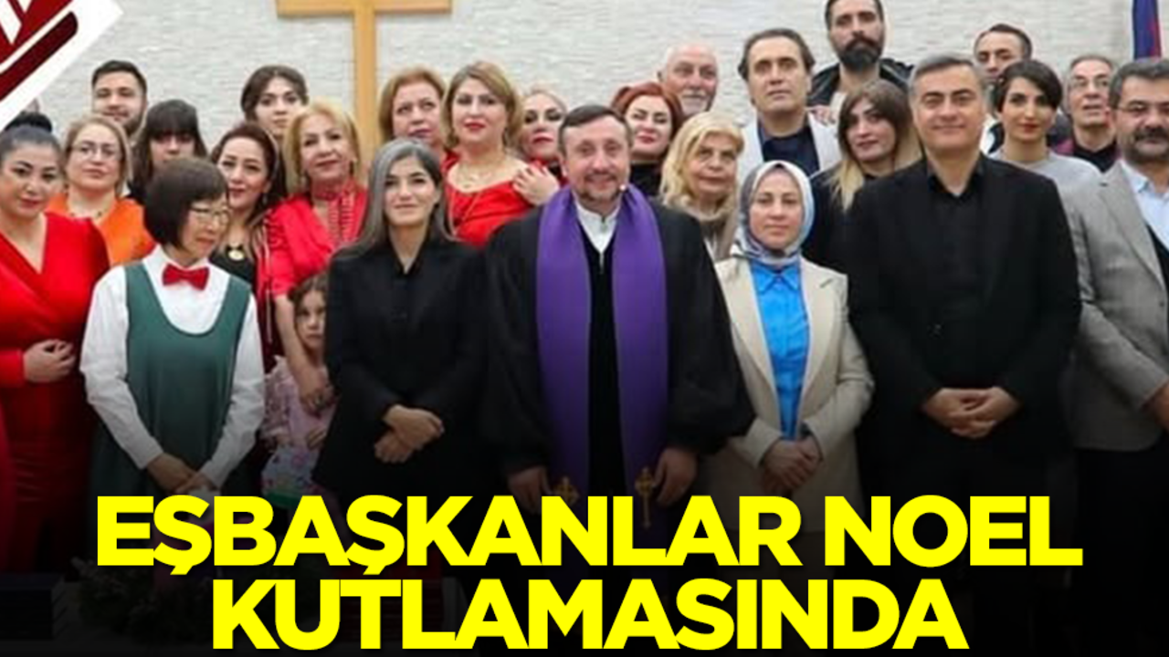 Eşbaşkanlar Noel kutlamasında