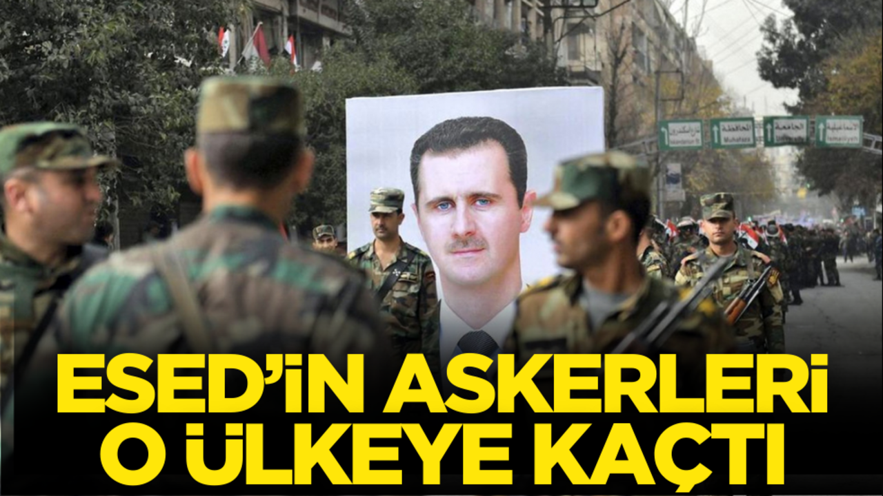Esed’in askerleri Suriye’den kaçtı! Yüzlercesi o ülkeye sığındı