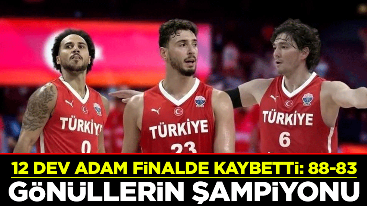 EuroBasket 2025'te Türkiye - Almanya finali: 88-83 - 12 dev adam kaybetti