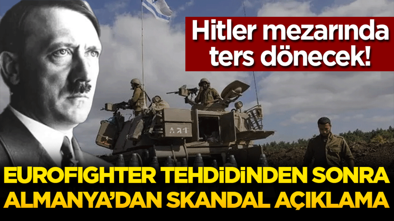 Eurofighter tehididinden sonra Almanya'dan skandal karar! Filistin katliamının destekçisiyiz!