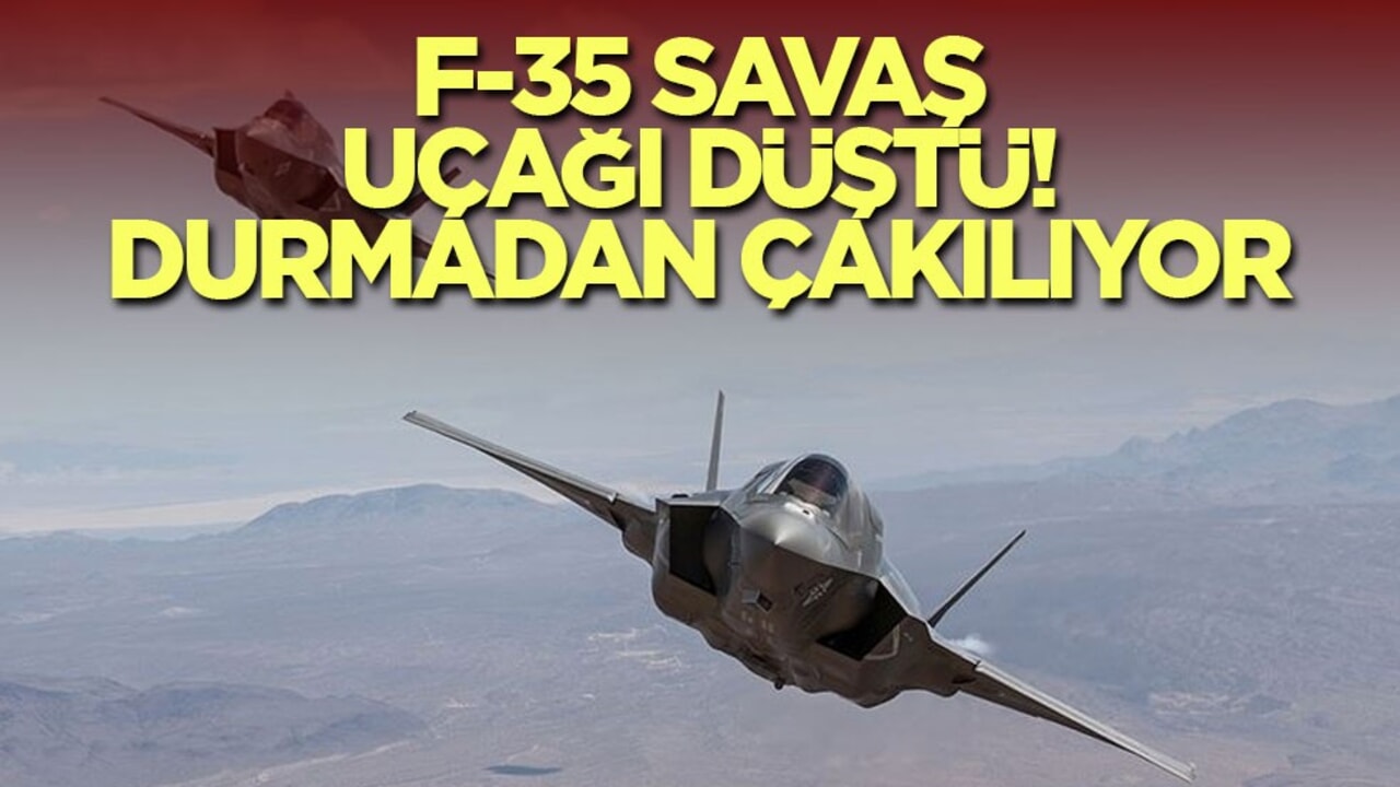 F-35 savaş uçağı düştü! Tam bir fiyasko mu?