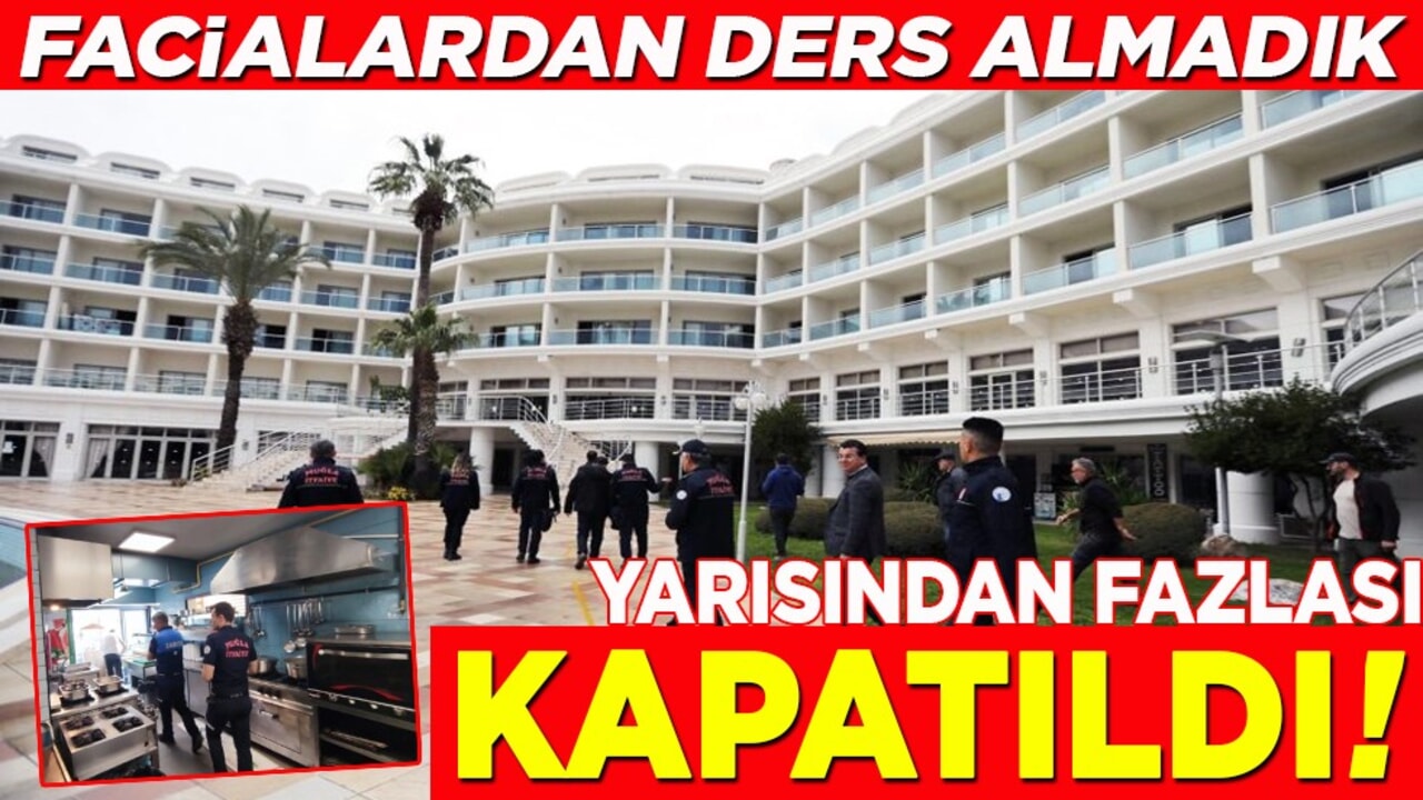 Facialardan can kayıplarından ders almadık Yarısından fazlasına kilit vuruldu!