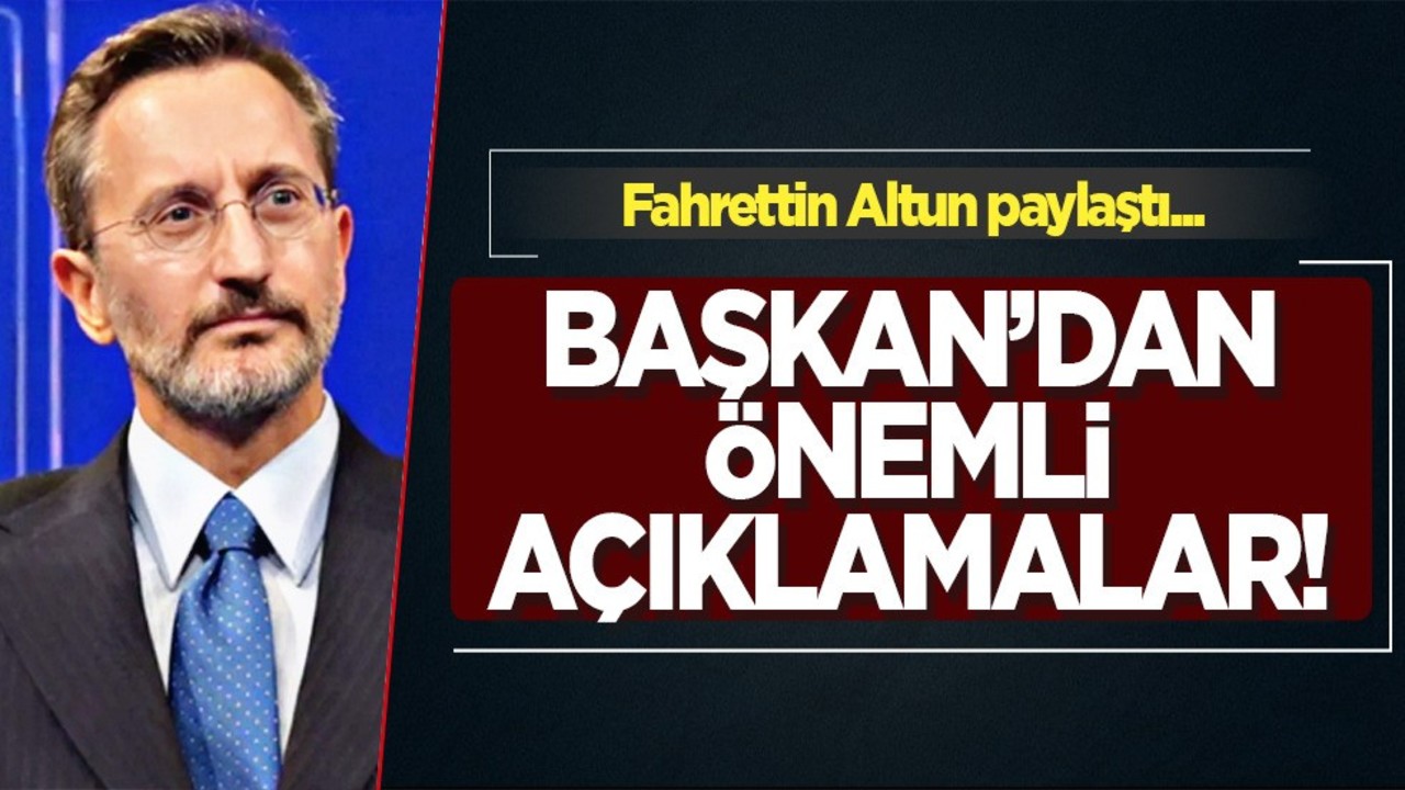 Fahrettin Altun paylaştı: Dünyanın gözü önünde en cesur Türkiye'dir! Kürtçe'ye çevrildi