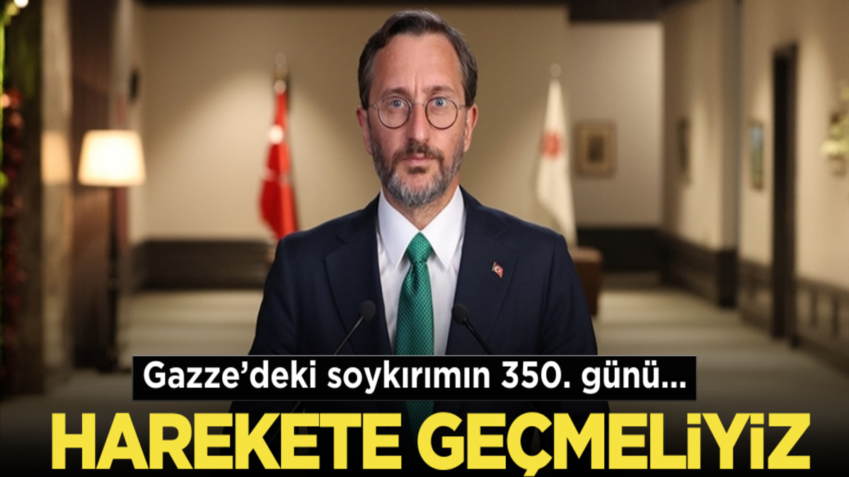 Fahrettin Altun’dan ‘soykırım’ çağrısı: Bir an önce harekete geçmeliyiz!
