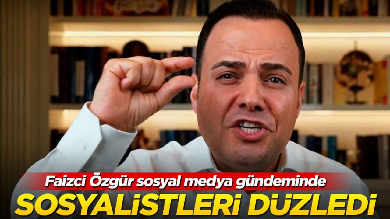 Faizci Özgür sosyal medyanın gündeminde! Sosyalistleri düzledi