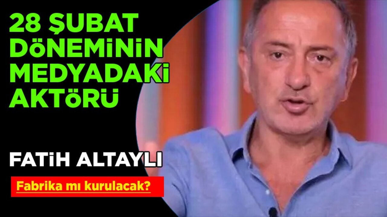 Fatih Altaylı: Kocaeli'de devasa fabrika kurulacak! Satın almak için Çin’le anlaşmışlar
