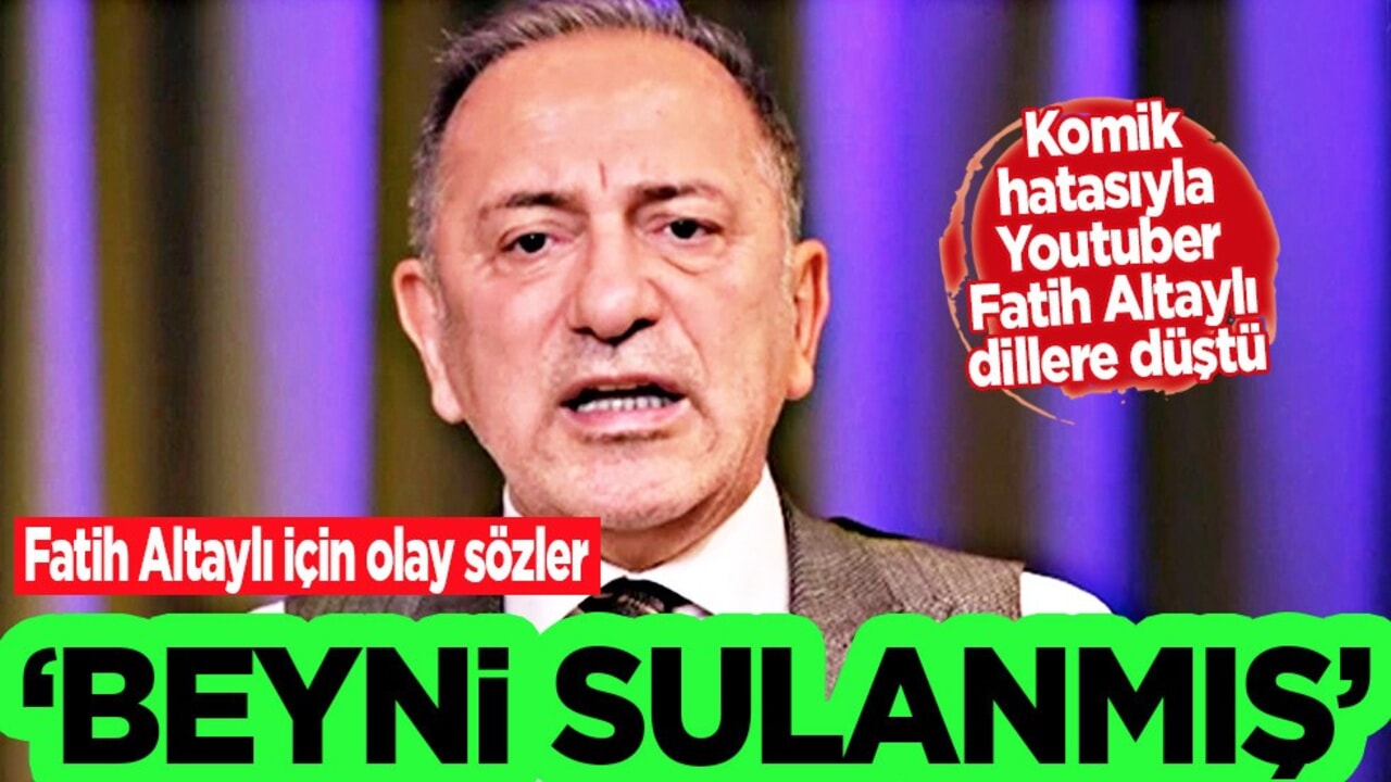 Fatih Altaylı Mümtazer Türköne'e Beyni sulanmış dedi rezil etti! Komik duruma düştü