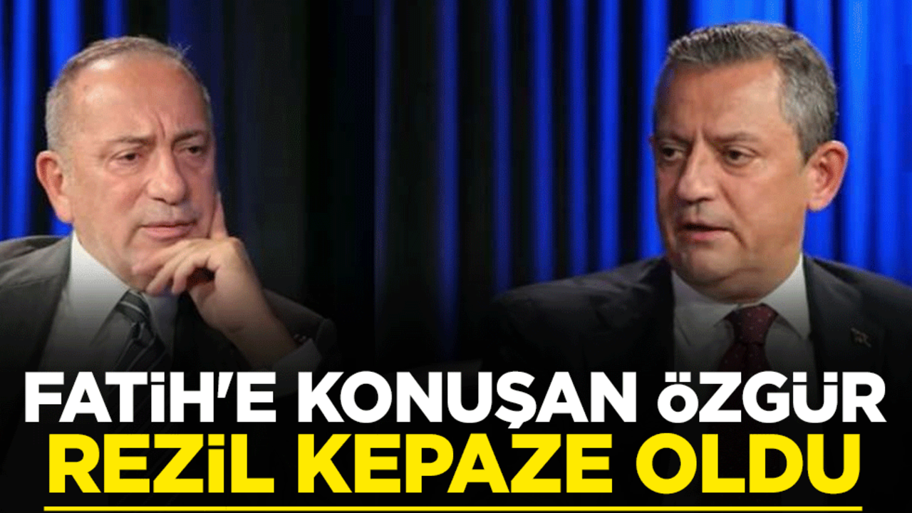 Fatih Altaylı'ya konuşan Özgür Özel rezil kepaze oldu