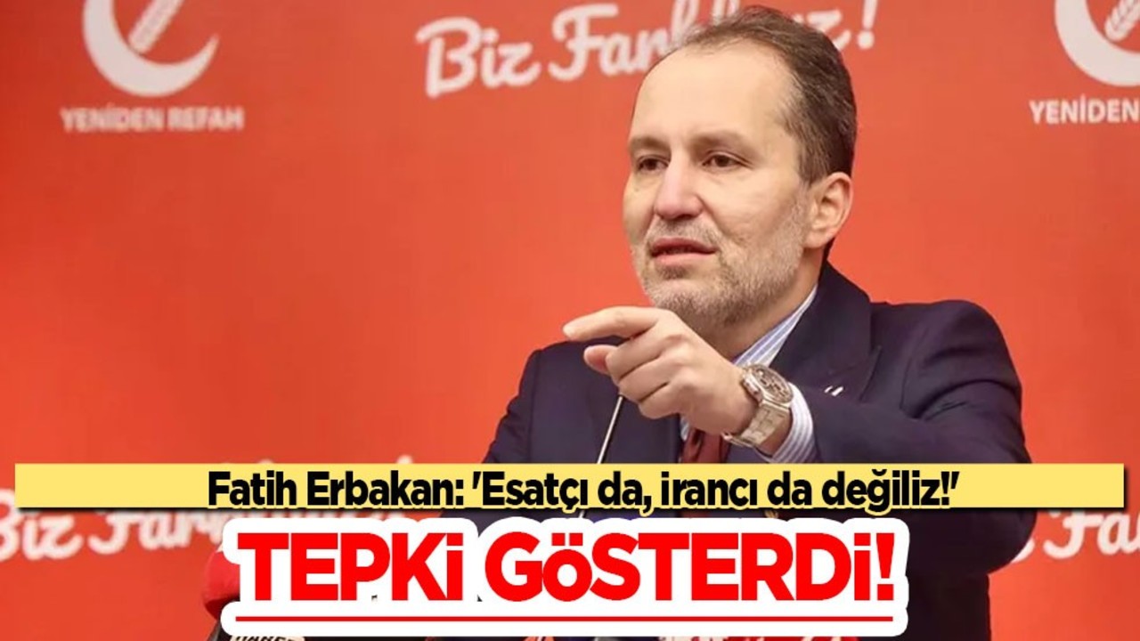Fatih Erbakan Suriye için açık bir şekilde yanıt verdi: 'Esatçı da, İrancı da değiliz!'