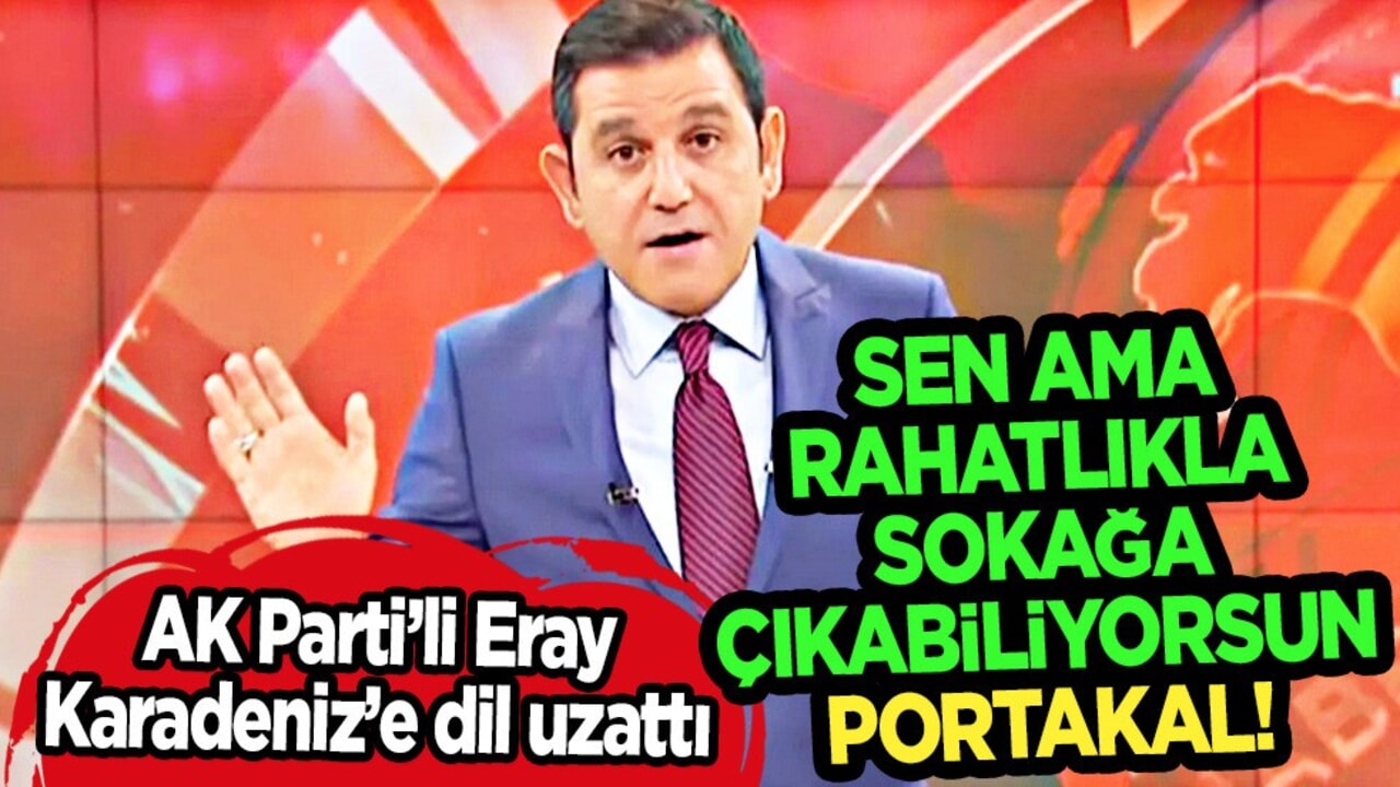 Fatih Portakal'dan Eray Karadeniz'e akıl almaz yorum: Ben olsam insan içine çıkamam!