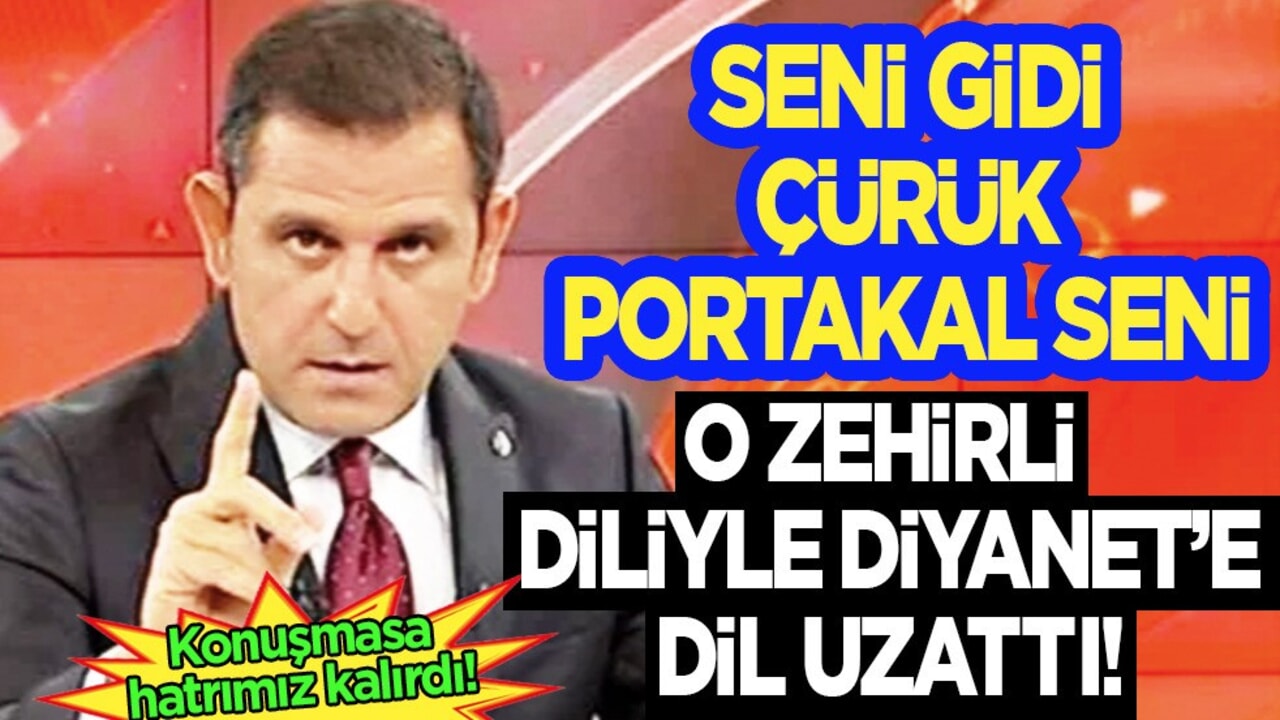Fatih Portakal esas senin aklın neye çalışıyor? Cuma hutbesi hazımsızlığı... Çürük Portakal! 