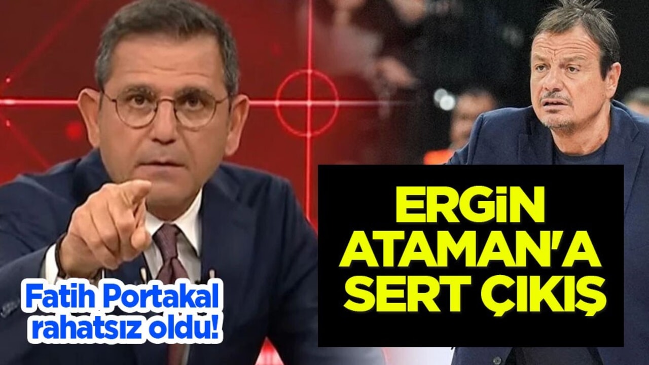 Fatih Portakal rahatsız oldu! Kemalist Portakal'dan Ergin Ataman'a sert yanıt! Kibire bakar mısınız?