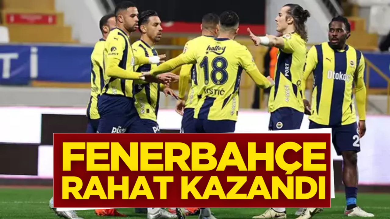 Fenerbahçe, Kasımpaşa engelini rahat geçti