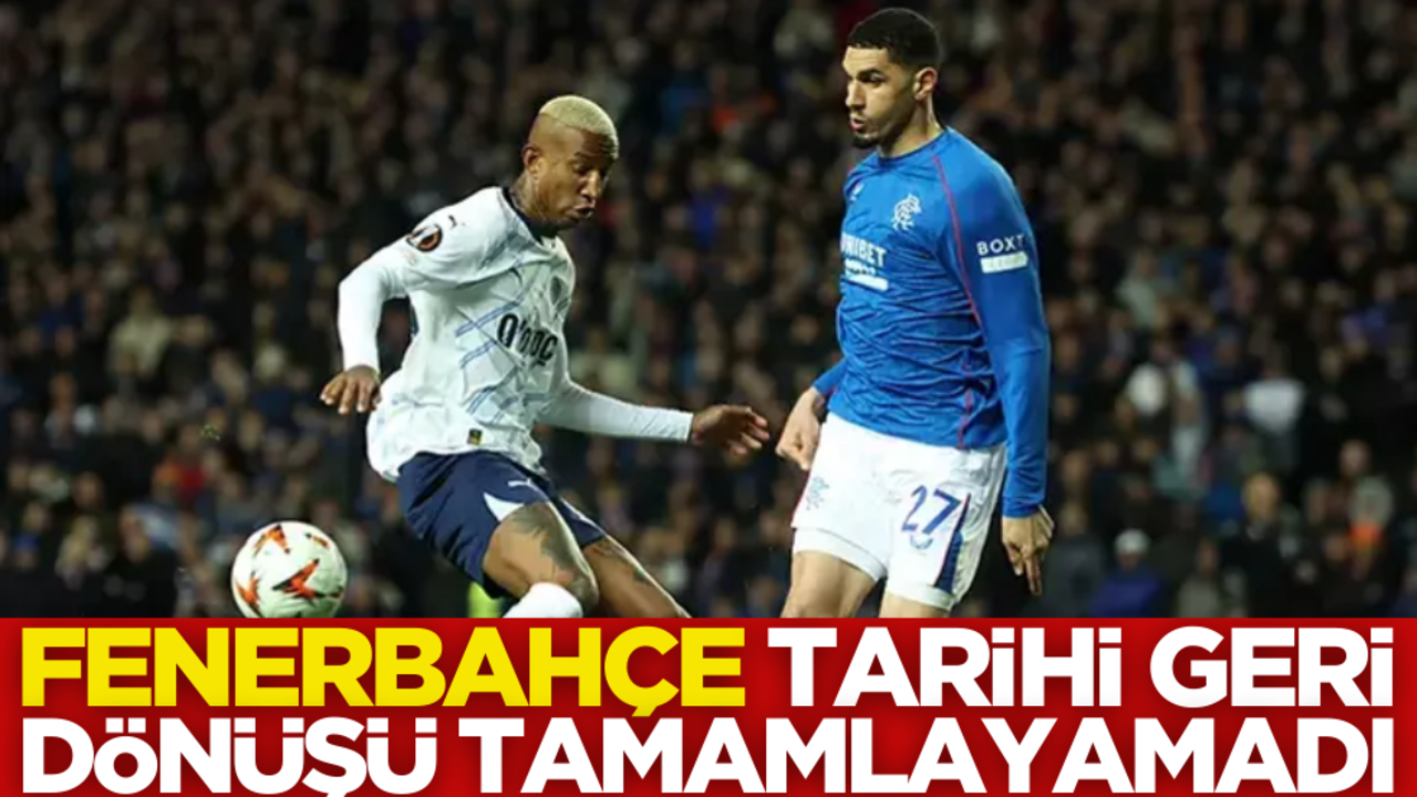 Fenerbahçe penaltılarla kaybetti: Avrupa’ya veda