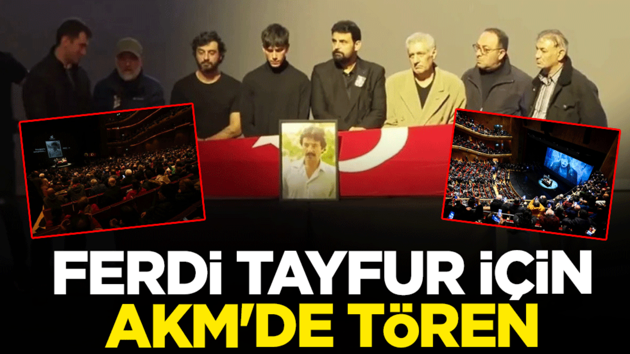 Ferdi Tayfur için AKM'de tören düzenlendi