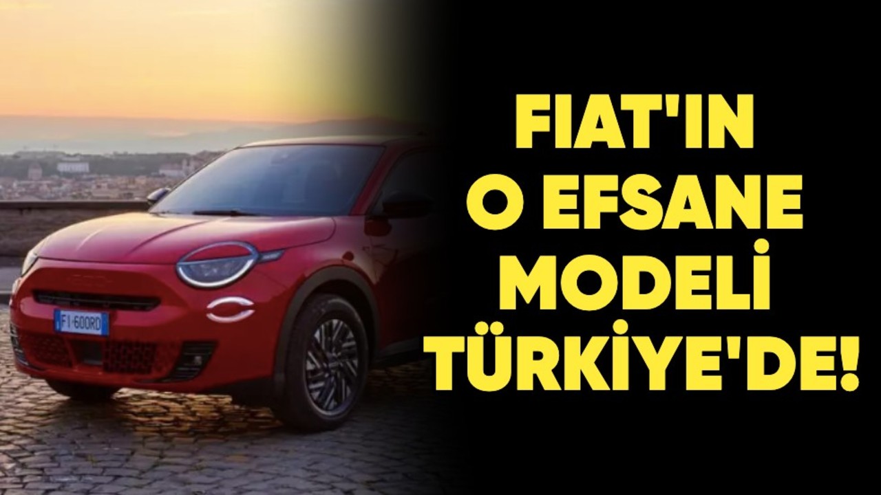 Fiat'ın efsane modeli Türkiye'de!
