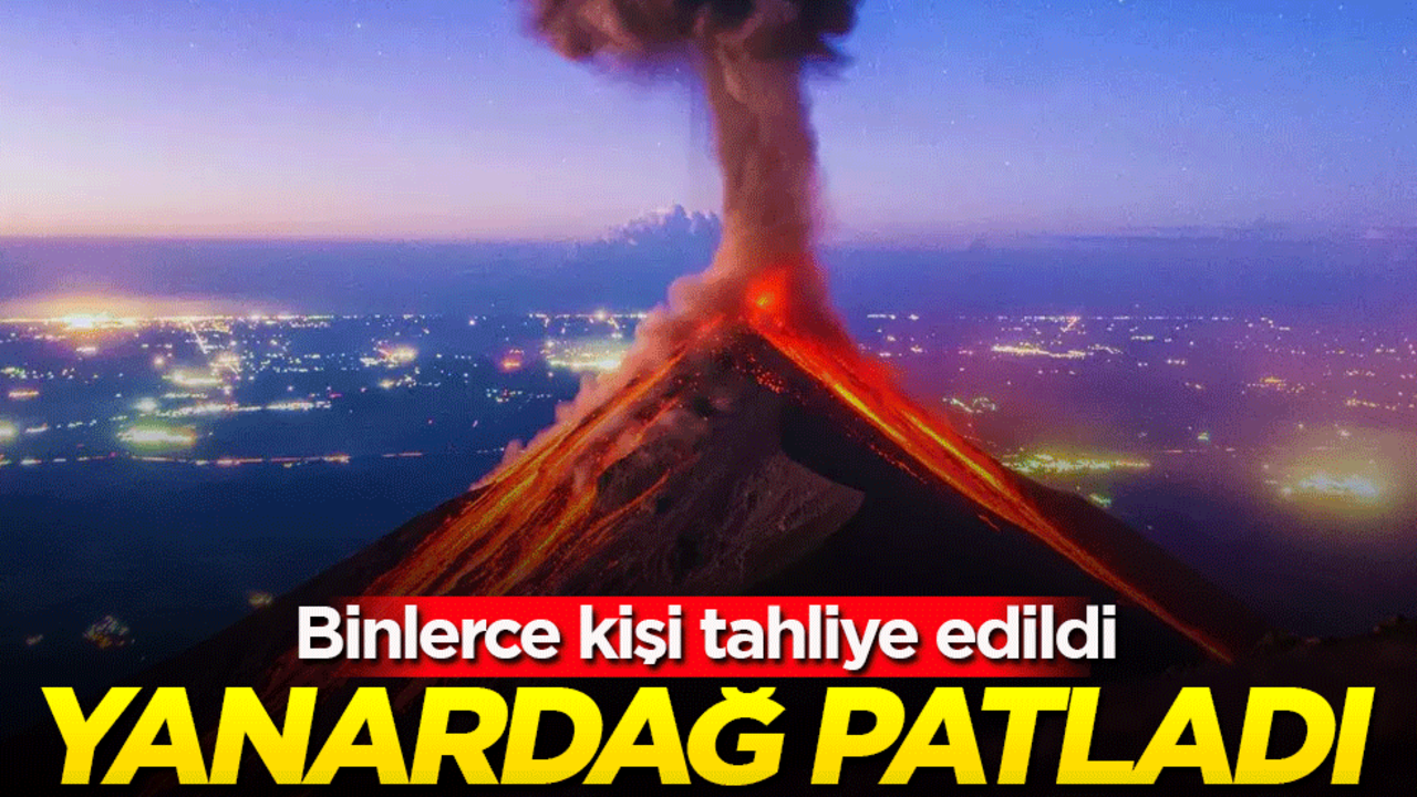 Filipinler'de yanardağ patladı: Binlerce kişi tahliye edildi