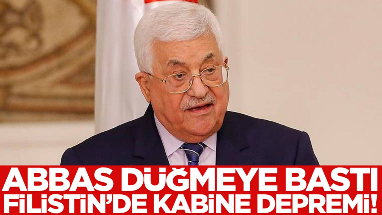  Filistin’de kabine depremi!