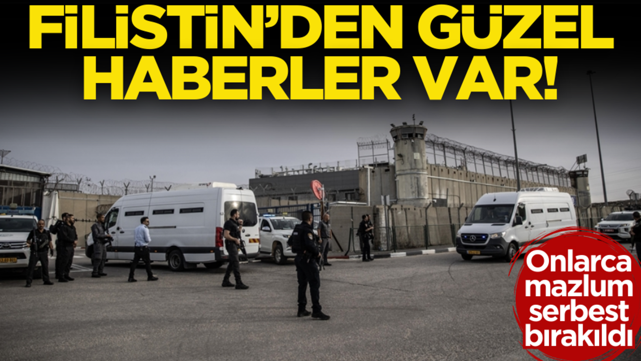 Filistin’den güzel haber! Terörist İsrail onlarcasını serbest bıraktı