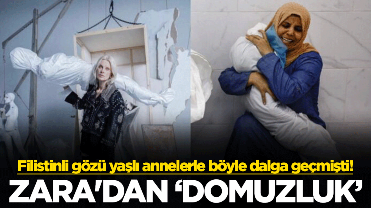 Filistinli gözü yaşlı annelerle böyle dalga geçmişlerdi! Zara'dan "domuzluk"