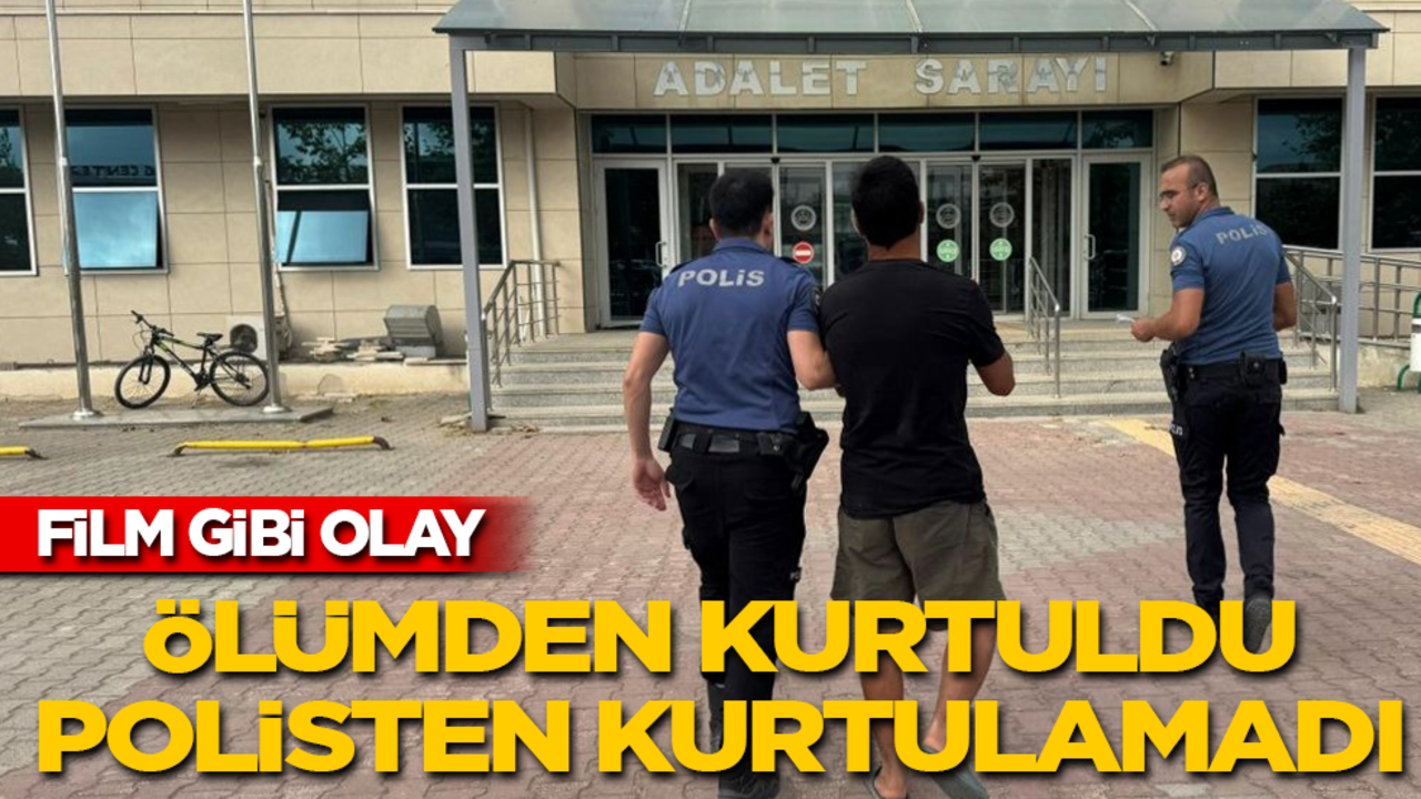 Film gibi olay: Ölümden kurtuldu, Türk polisinden kurtulamadı
