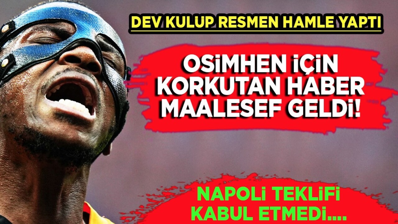Flaş Osimhen kararı: Galatasaray'da harekete geçtiler! Pazarlık krizi devam ediyor! Flaş karar