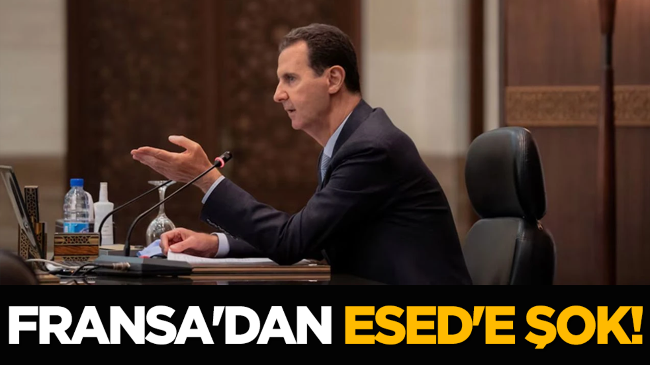 Fransa'dan, Beşşar Esed'e şok!