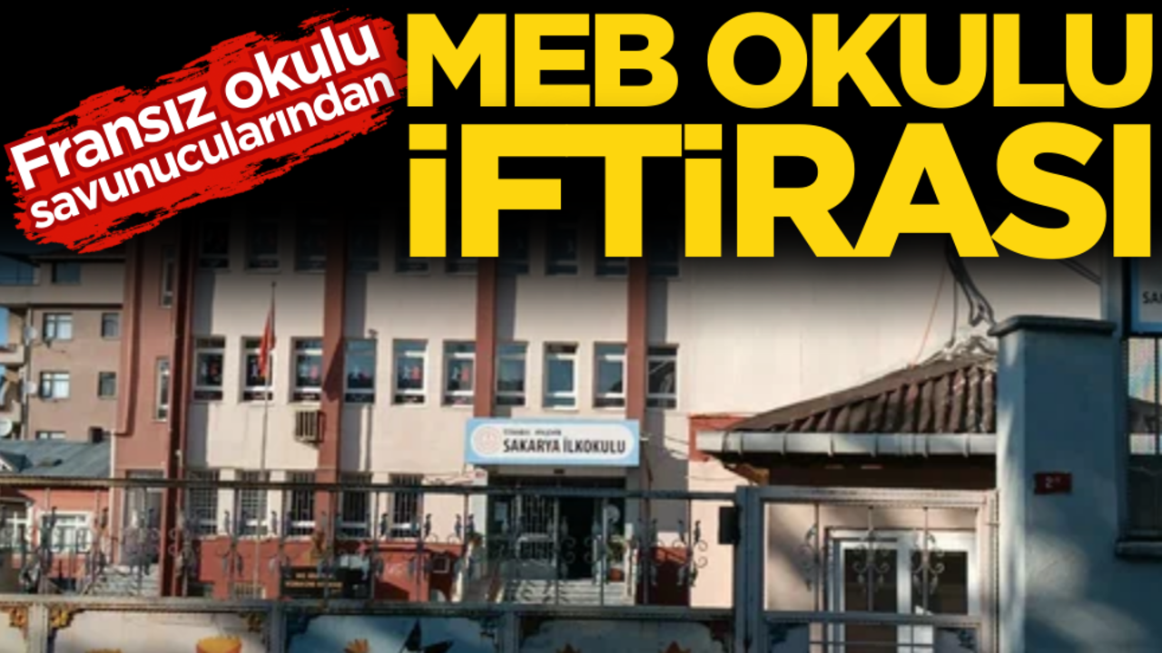 ‘Fransız okulu’ savunucularından MEB okulu iftirası!