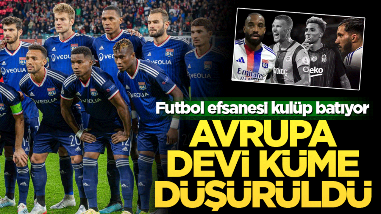 Futbol efsanesi kulüp batıyor! Avrupa devi küme düşürüldü, taraftar şaşkın