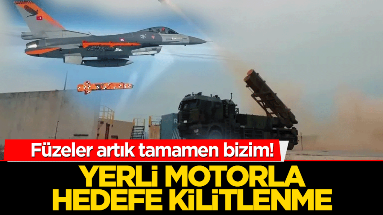 Füzeler Artık Tamamen Bizim! Yerli Motorla Hedefe Kilitleniyoruz!