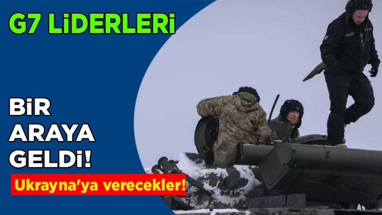 G7 liderleri onay verdi: Rusya'nın parasıyla Ukrayna'ya kredi verme kararı aldı! Bir araya geldiler