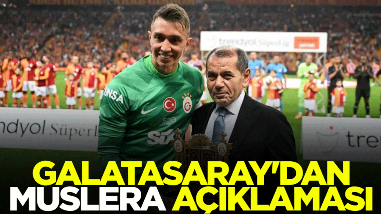 Galatasaray Başkanı Dursun Özbek'ten Muslera açıklaması