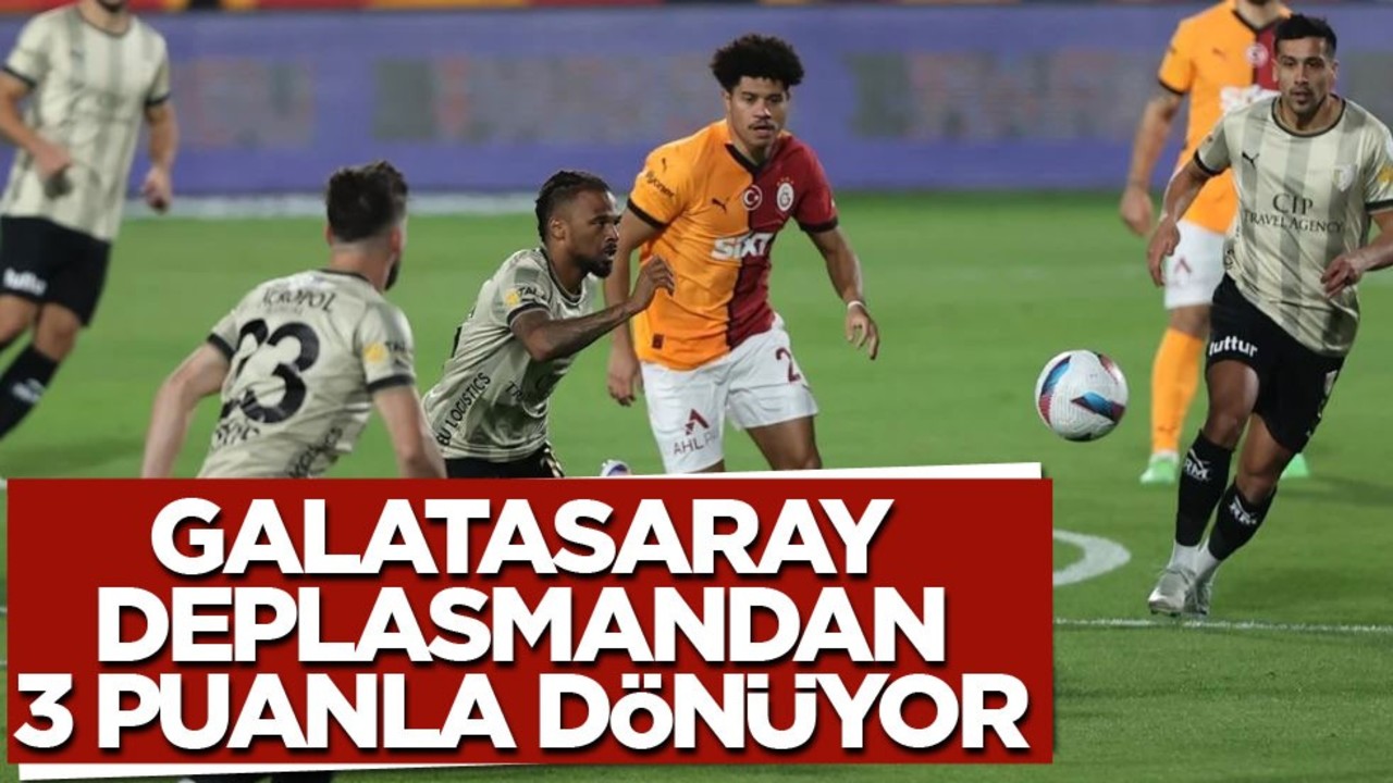 Galatasaray Bodrum deplasmanından 3 puanla dönüyor