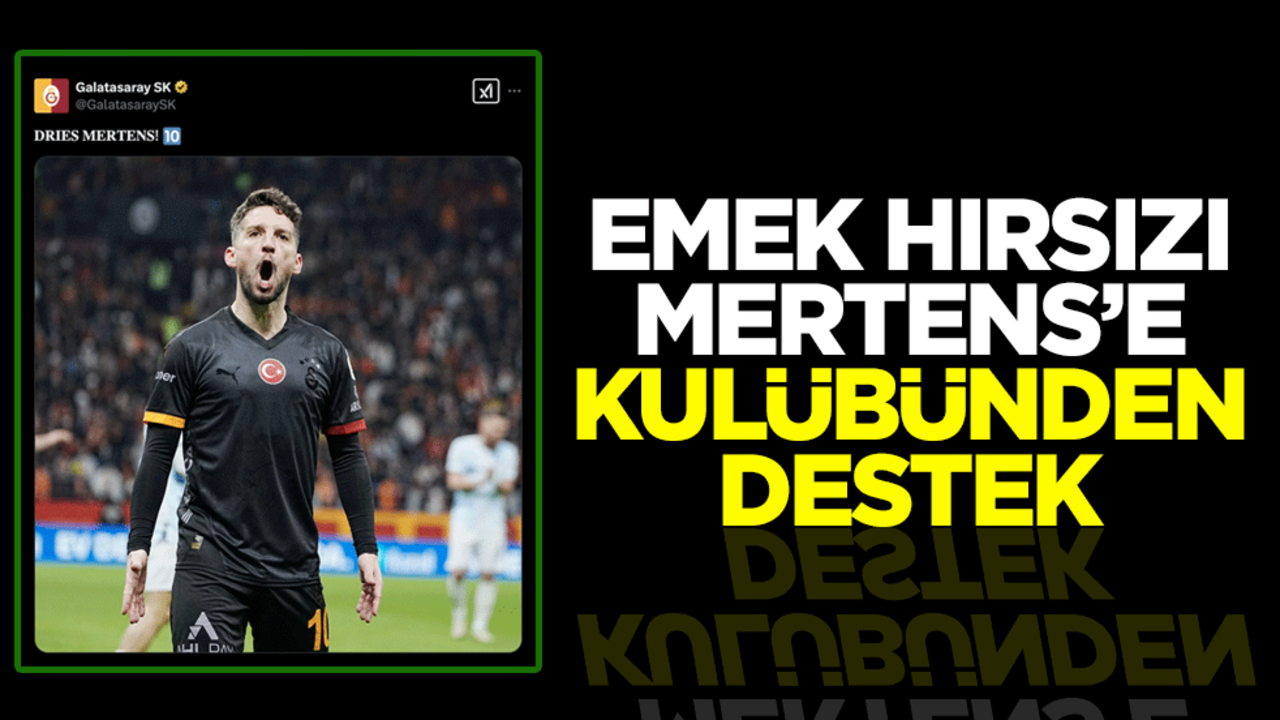 Galatasaray, emek hırsızına sahip çıktı