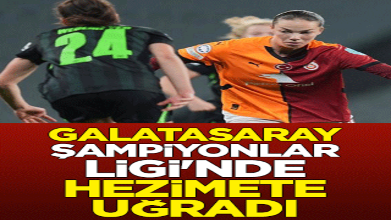 Galatasaray, Şampiyonlar Ligi'nde hezimete uğradı: 5-0