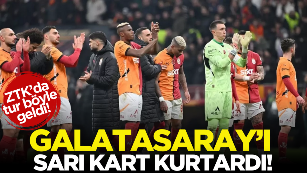 Galatasaray’ı sarı kart kurtardı, ZTK’da tur böyle geldi