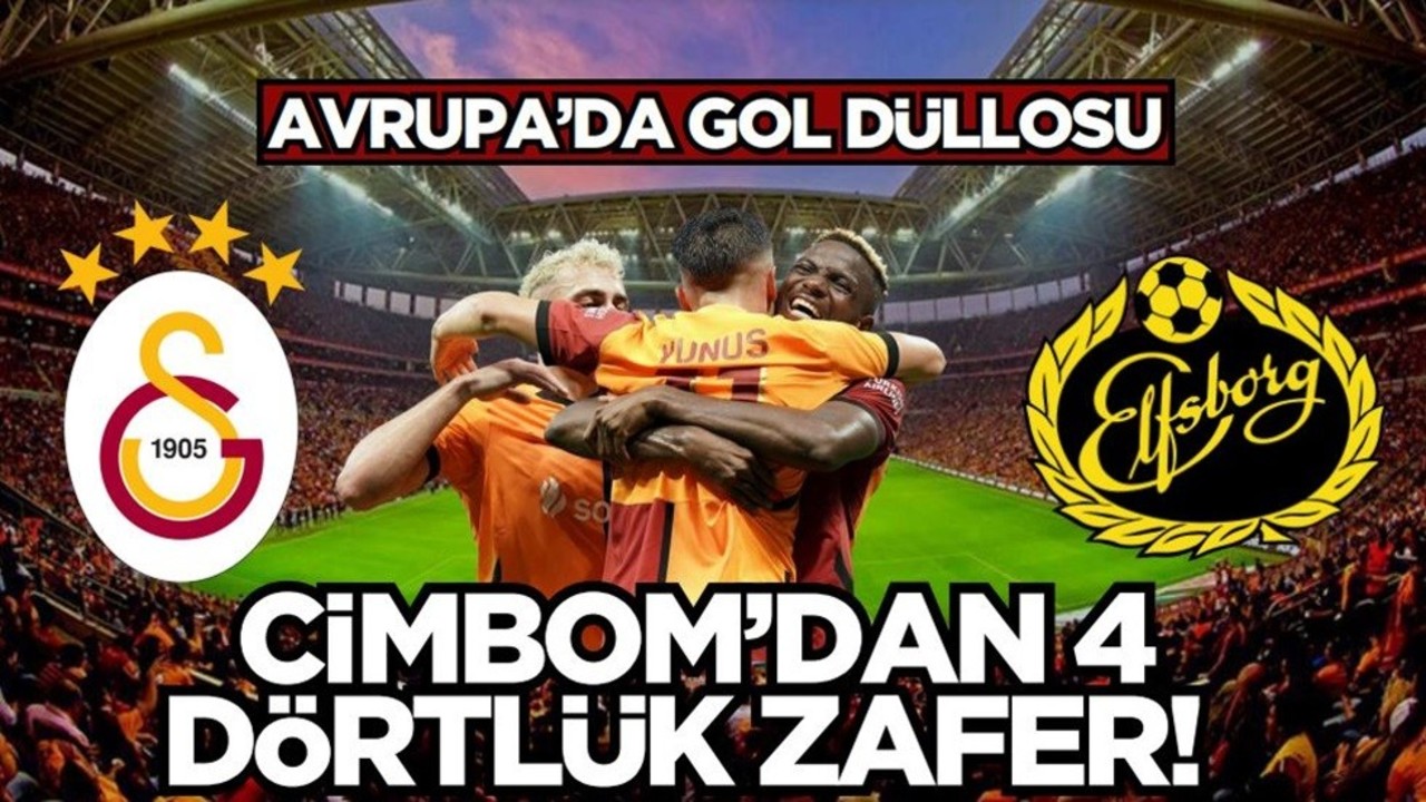 Galatsaray Elfsborg'u 4-3 yendi