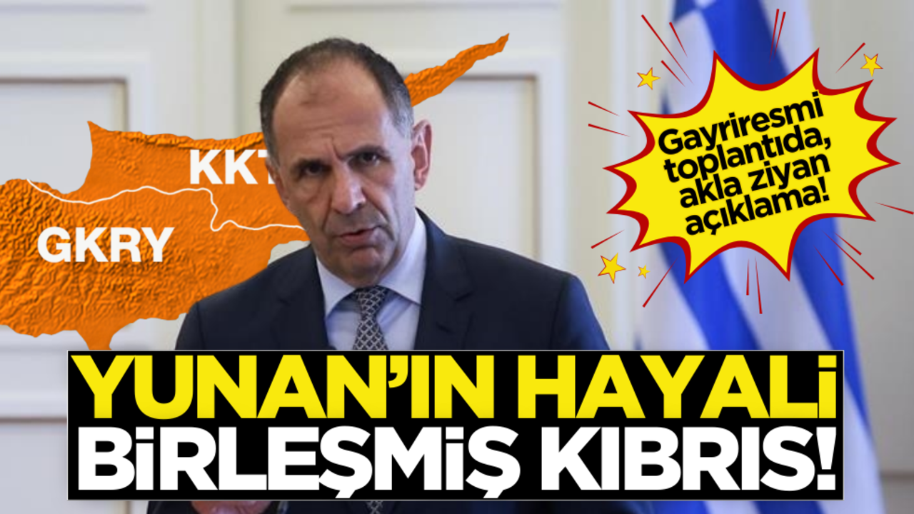 Gayriresmi toplantıda, akla ziyan açıklama! Yunan’ın hayali birleşmiş Kıbrıs…