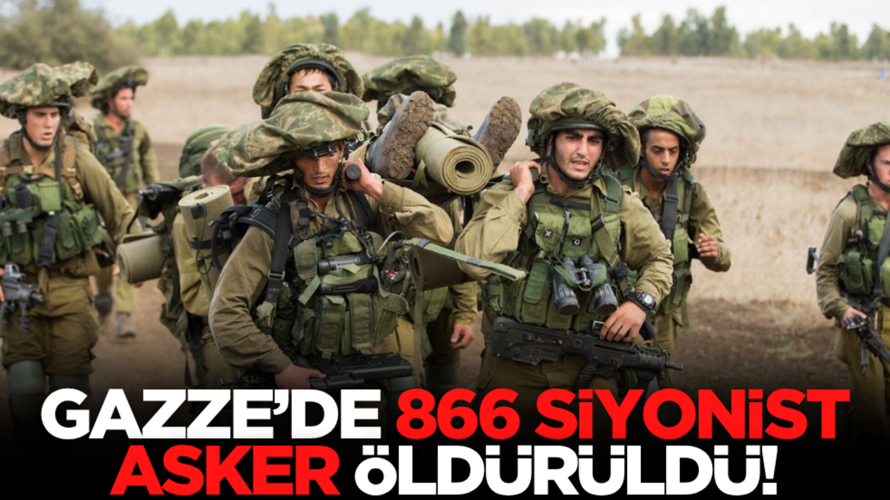 Gazze’de 866 siyonist asker öldürüldü