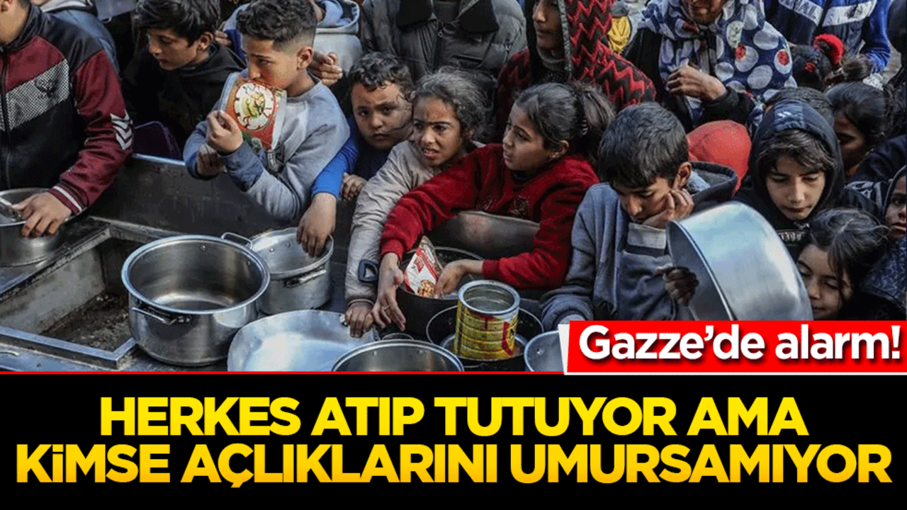 Gazze’de açlık alarmı! Halkın yüzde 91’i gıda kriziyle karşı karşıya