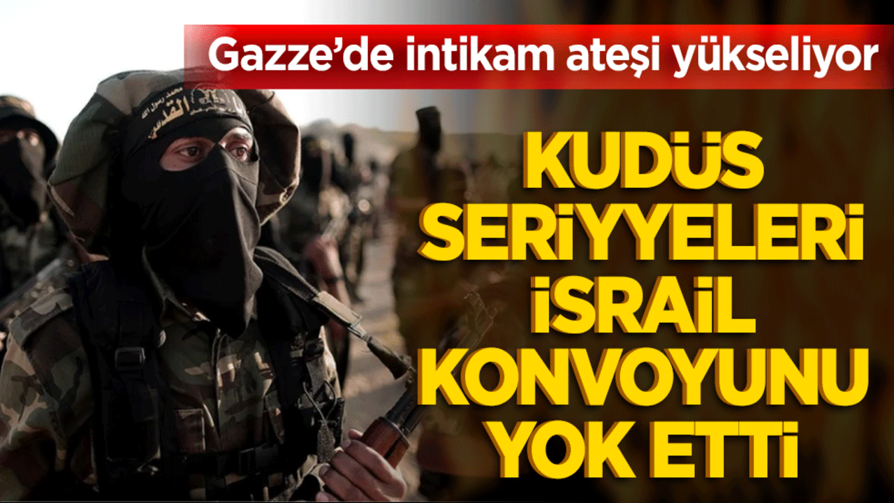 Gazze'de tansiyon yükseliyor! Kudüs Seriyyeleri İsrail ordusunu hedef aldı